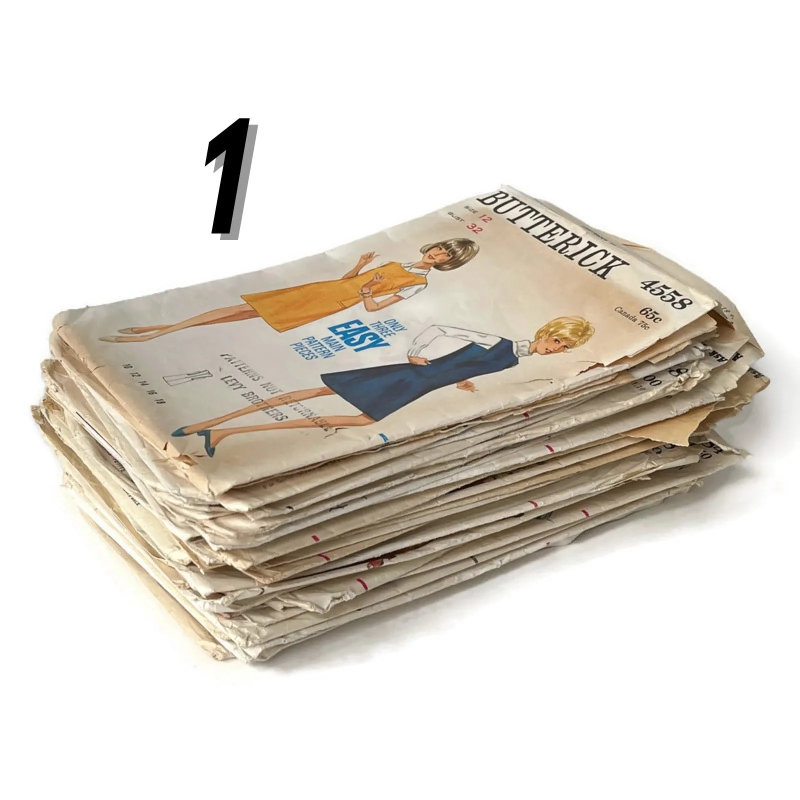 Packaging from Sewing Patterns | Butterick Vogue Misc