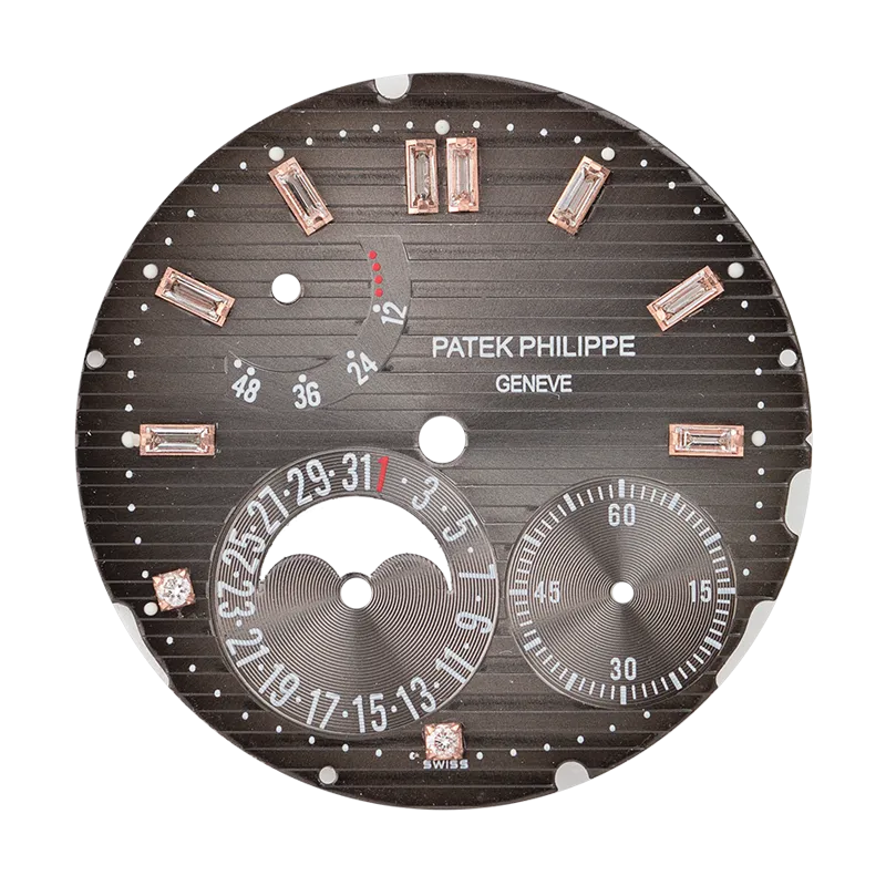 Patek Philippe Nautilus 5712 Gray/Diamonds Custom Dial
