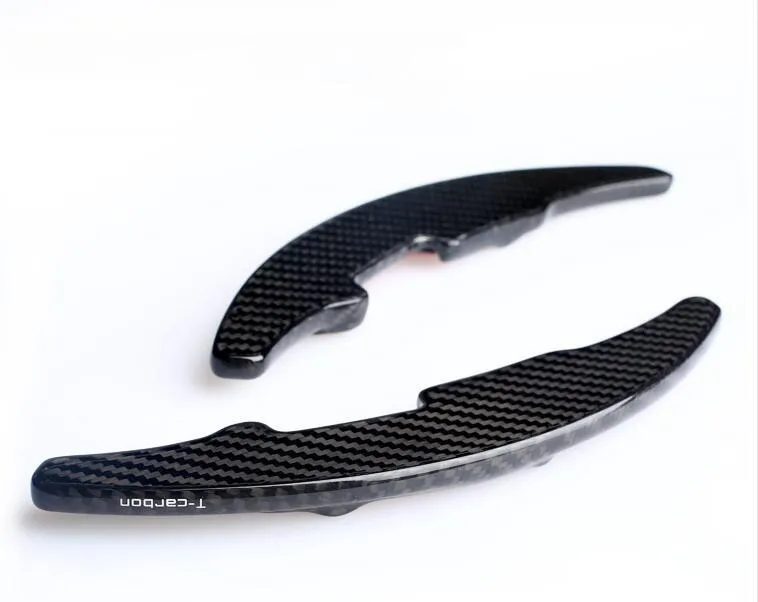 Pinalloy 100% Real Carbon Fiber Steering Wheel Paddle Shifter Extension For M3 M4 M5 M6