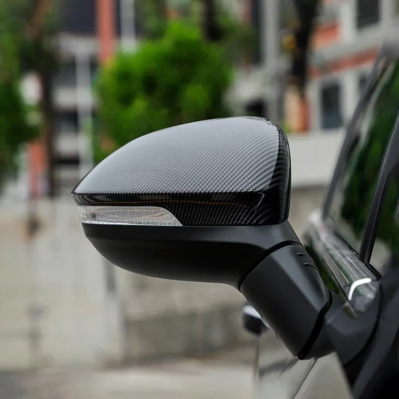 Pinalloy Regular Real Carbon Fiber Made Side Door Mirror Cover Cap For Golf Mk8 2020 