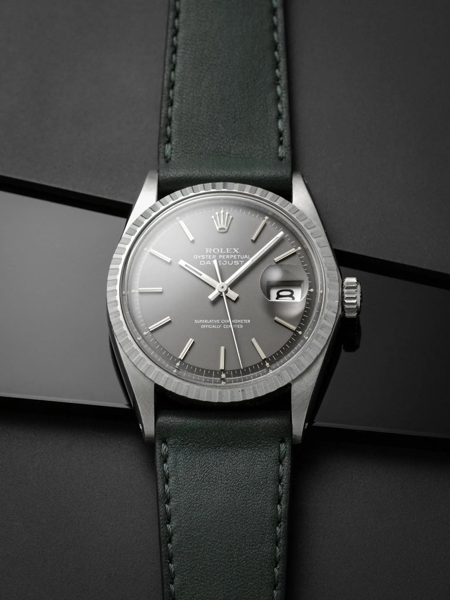 Pine Green Calfskin