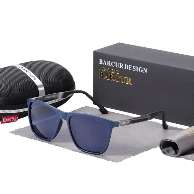 Polarized Sunglasses for Men Al-Mg Ultralight TR90 Frame 8717
