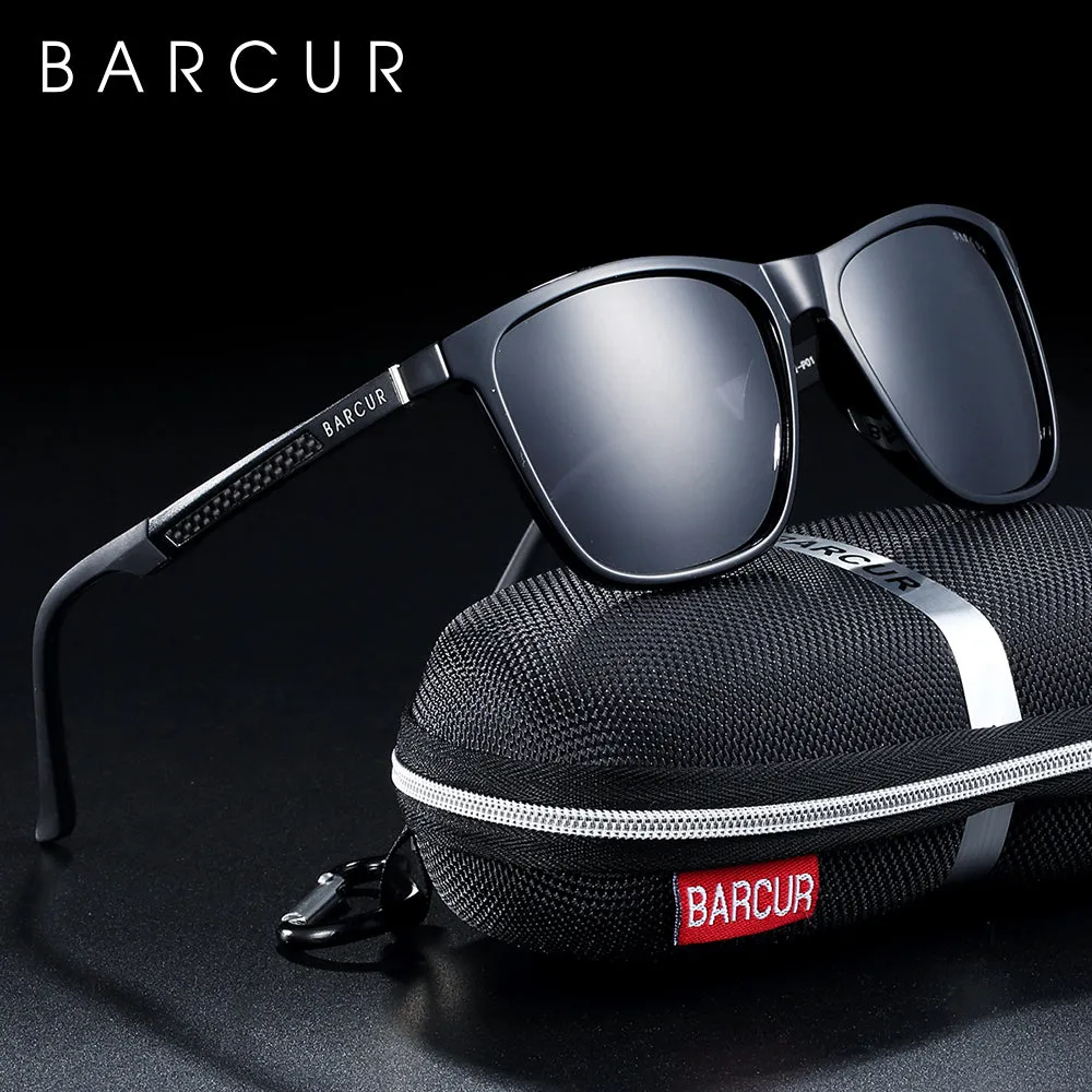 Polarized Sunglasses for Men Al-Mg Ultralight TR90 Frame 8717