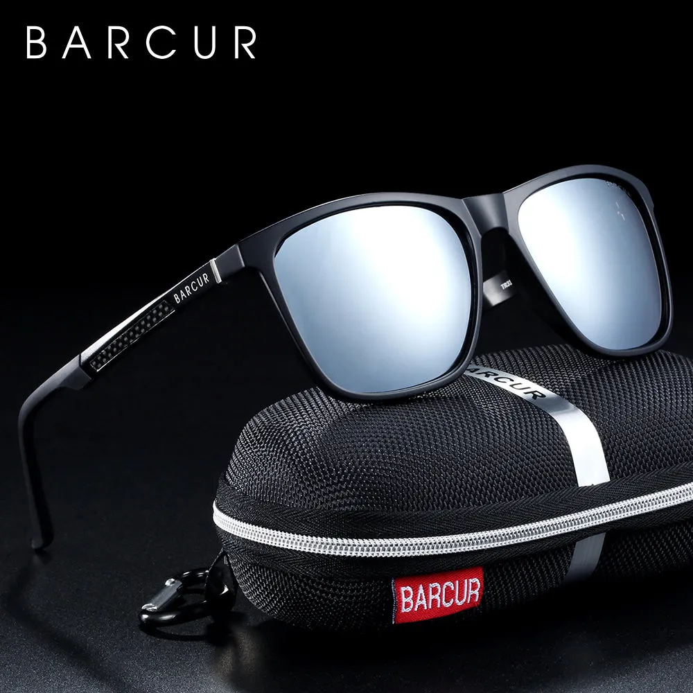 Polarized Sunglasses for Men Al-Mg Ultralight TR90 Frame 8717