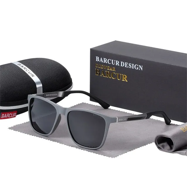 Polarized Sunglasses for Men Al-Mg Ultralight TR90 Frame 8717
