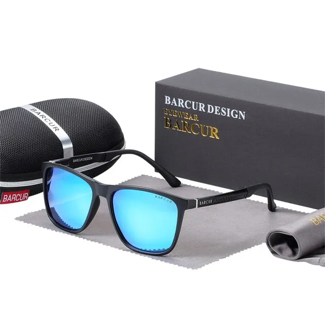 Polarized Sunglasses for Men Al-Mg Ultralight TR90 Frame 8717