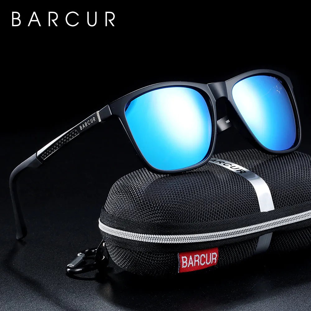 Polarized Sunglasses for Men Al-Mg Ultralight TR90 Frame 8717