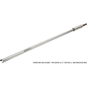 Pole Spear 3-Prong Pinch Head Assembly