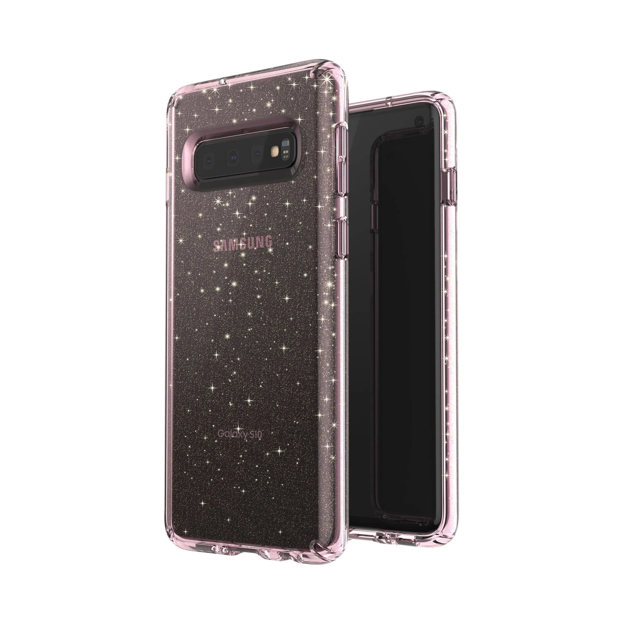 Presidio Clear   Glitter Galaxy S10 Cases