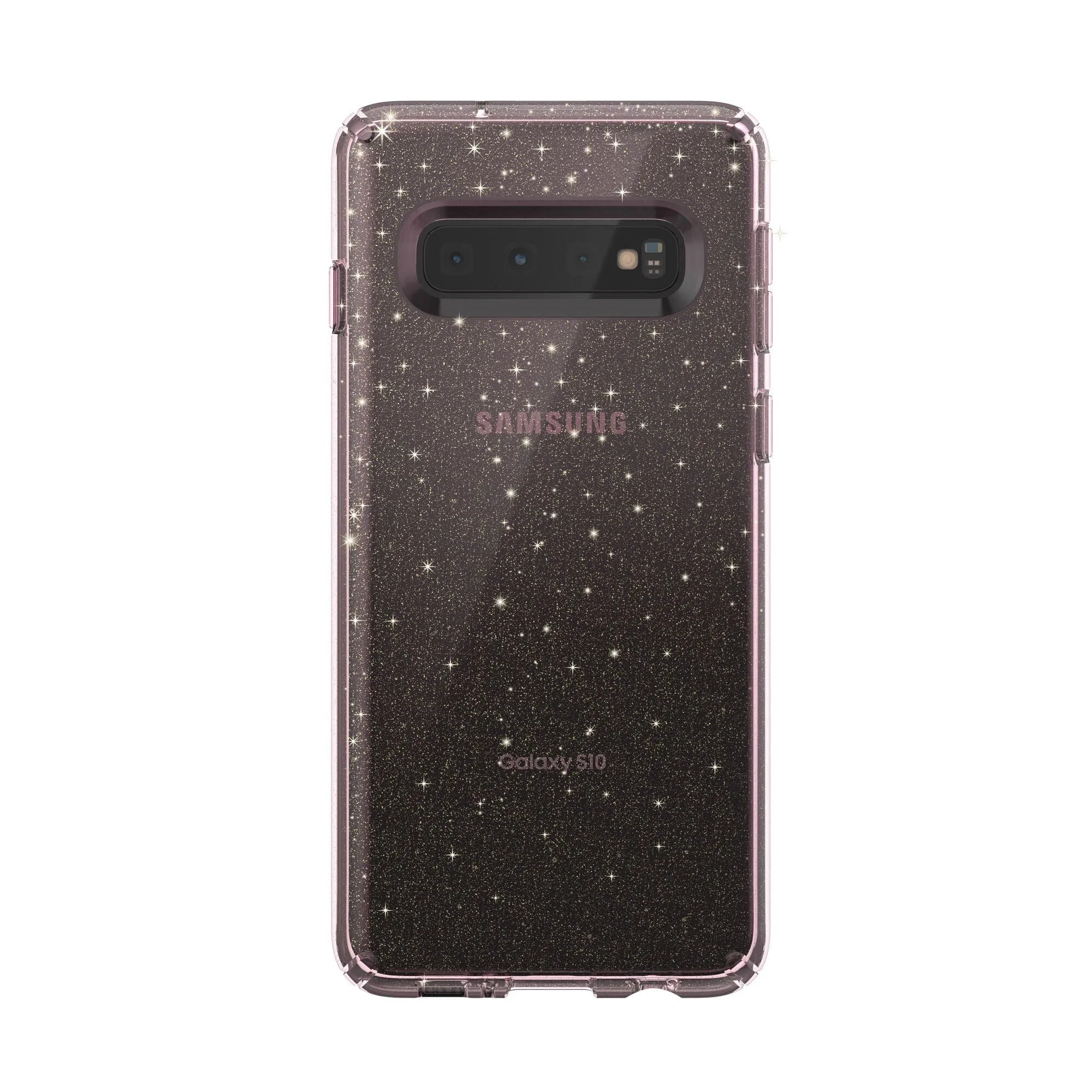 Presidio Clear   Glitter Galaxy S10 Cases