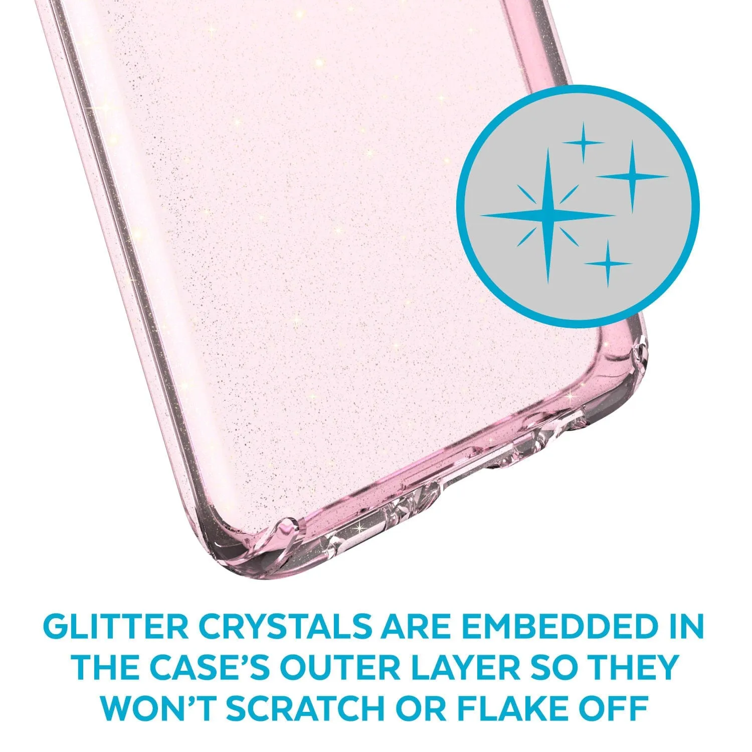 Presidio Clear   Glitter Galaxy S10 Cases