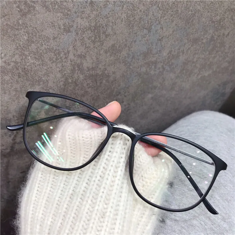 Pure Titanium Glasses Frame Ultralight Women Eyeglasses Frames Myopia Optical Prescription Eyewear 22158