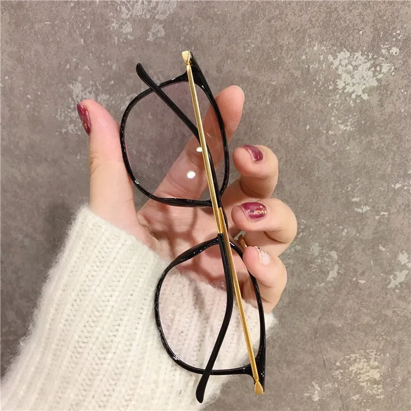 Pure Titanium Glasses Frame Ultralight Women Eyeglasses Frames Myopia Optical Prescription Eyewear 22158