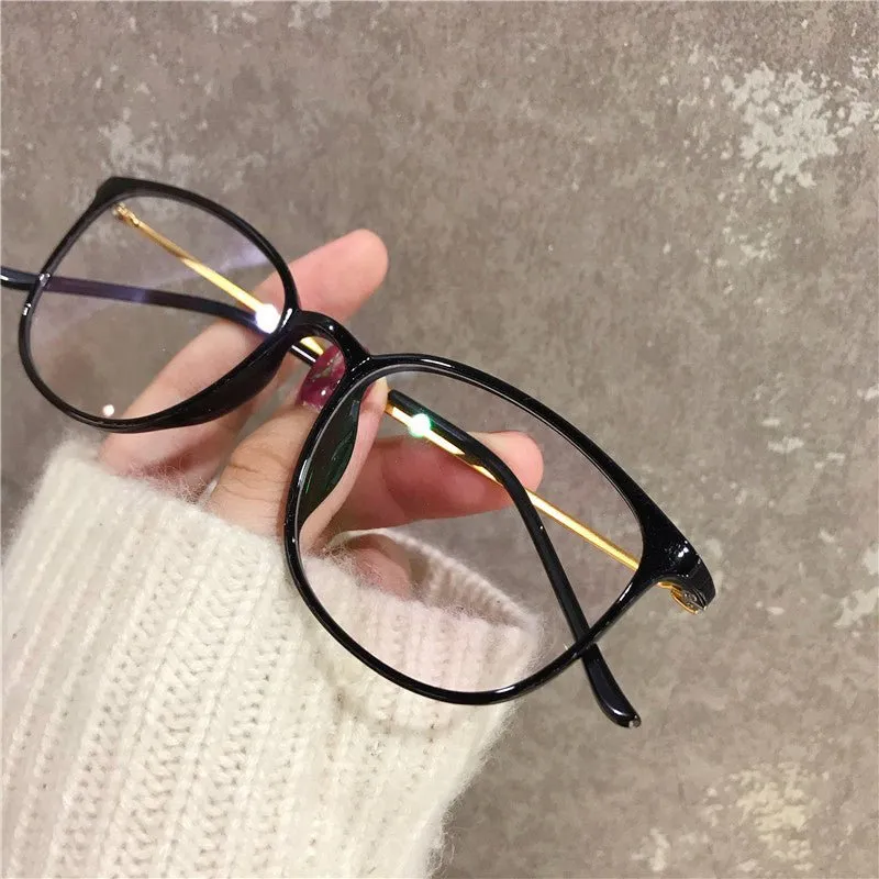 Pure Titanium Glasses Frame Ultralight Women Eyeglasses Frames Myopia Optical Prescription Eyewear 22158