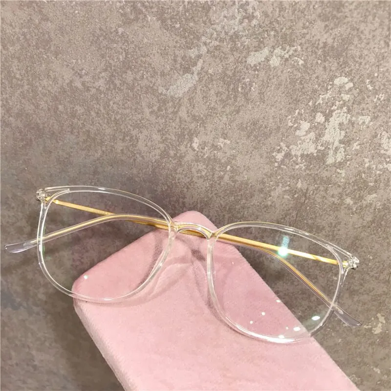 Pure Titanium Glasses Frame Ultralight Women Eyeglasses Frames Myopia Optical Prescription Eyewear 22158