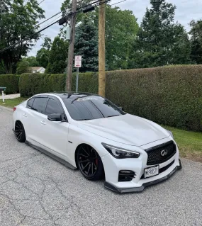 Q50 14-17 Sport Carbon Fiber Lip