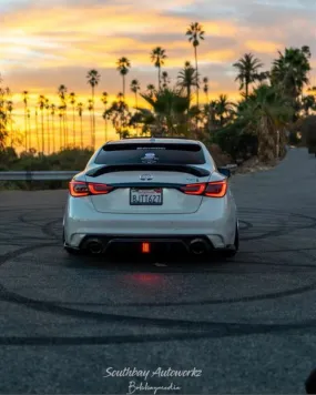 Q50 18    Carbon Fiber Diffuser with LED