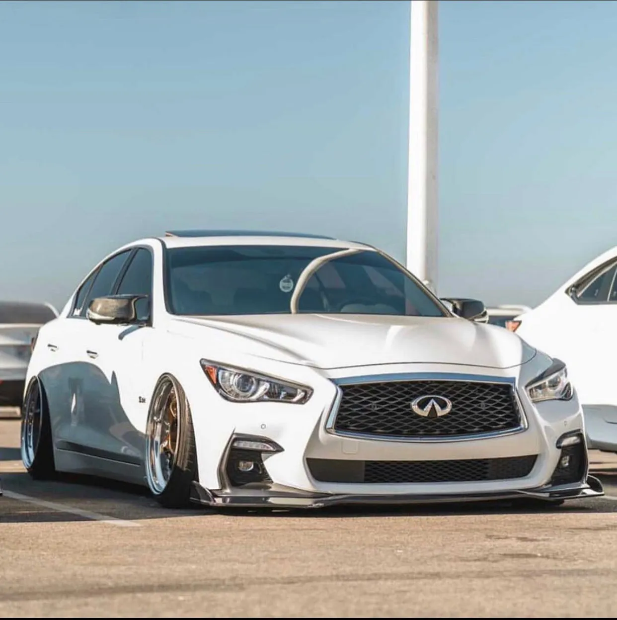 Q50 sport 2018   carbon fiber lip