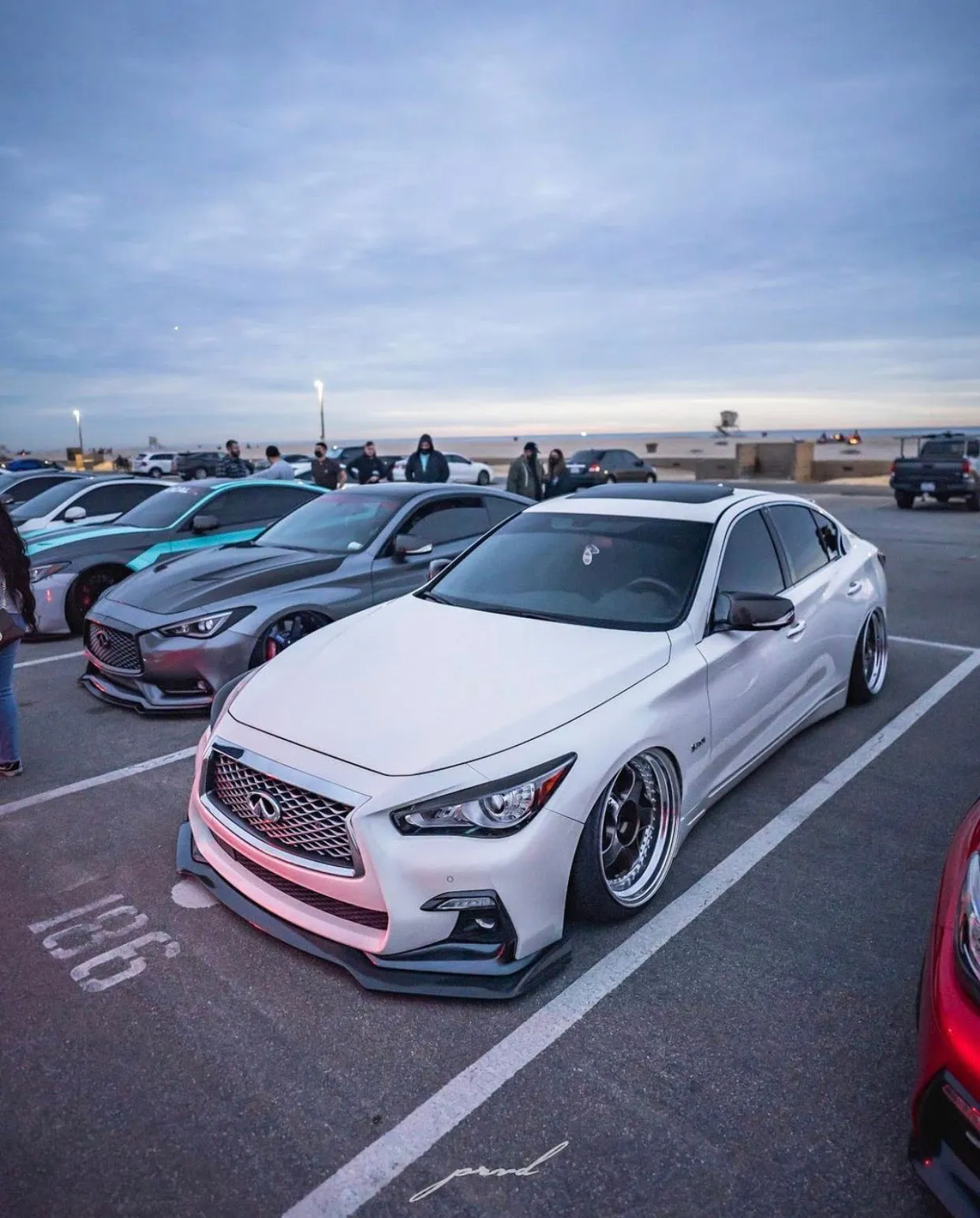 Q50 sport 2018   carbon fiber lip