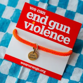 "Wear Orange" Charm Bracelet - benefiting Moms Demand Action