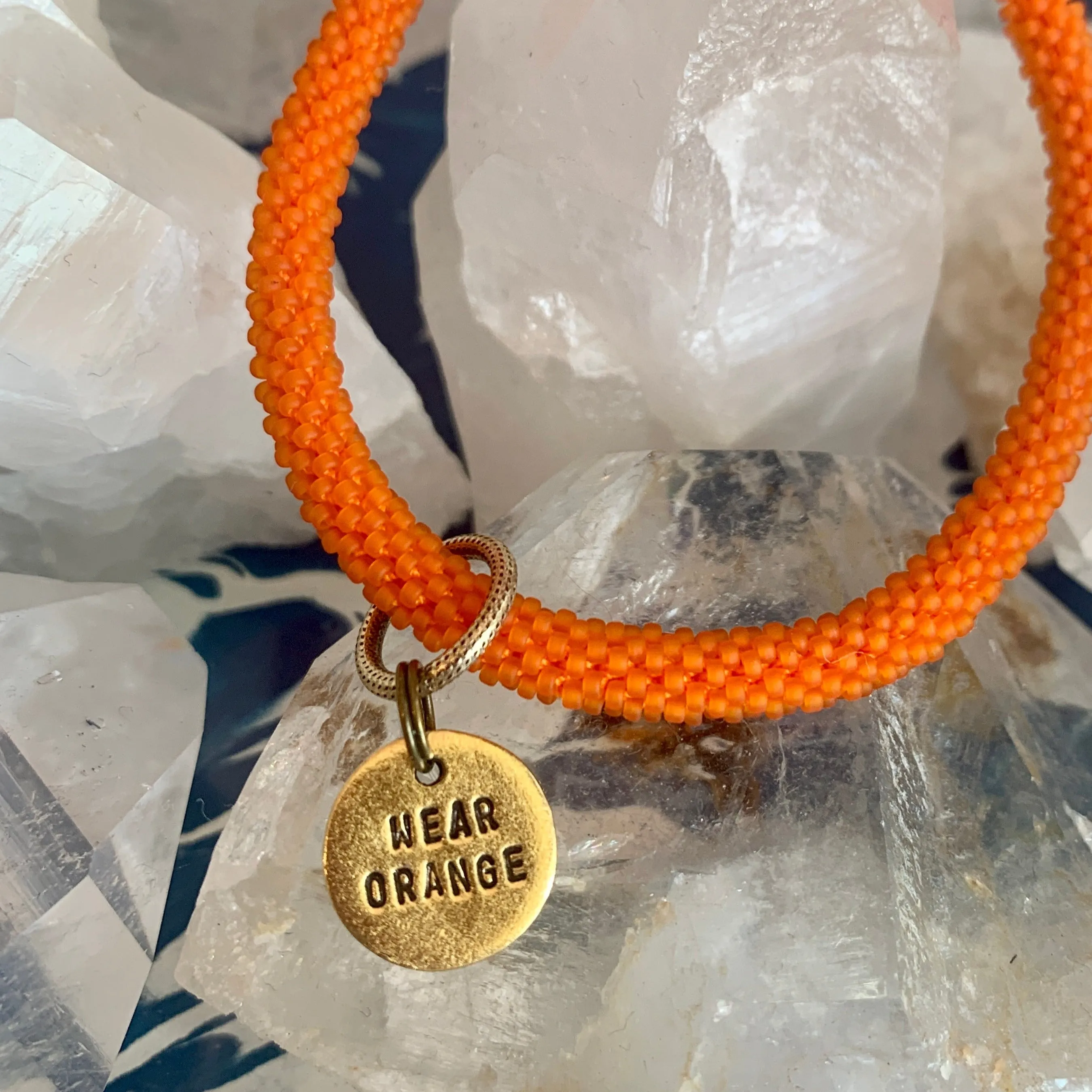 "Wear Orange" Charm Bracelet - benefiting Moms Demand Action