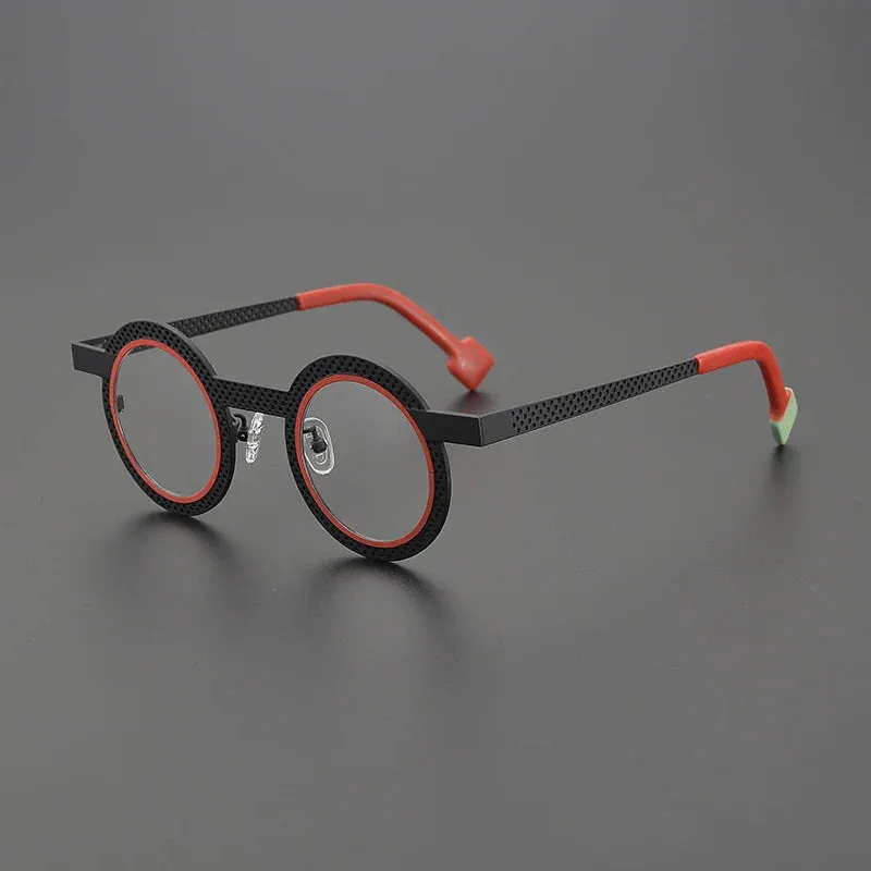 Rene Ultralight Round Titanium Glasses Frame