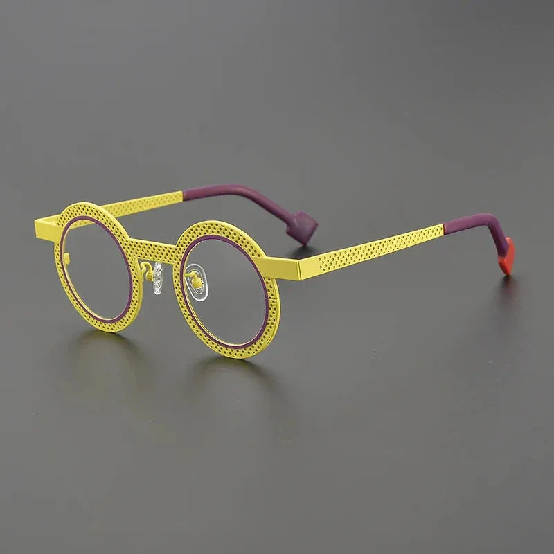 Rene Ultralight Round Titanium Glasses Frame