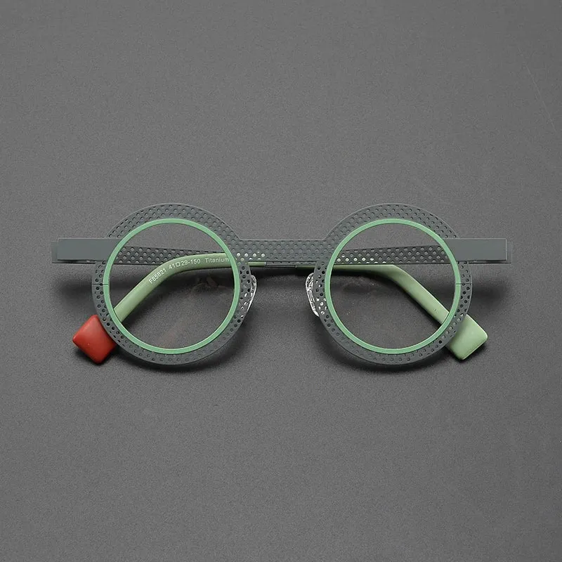 Rene Ultralight Round Titanium Glasses Frame
