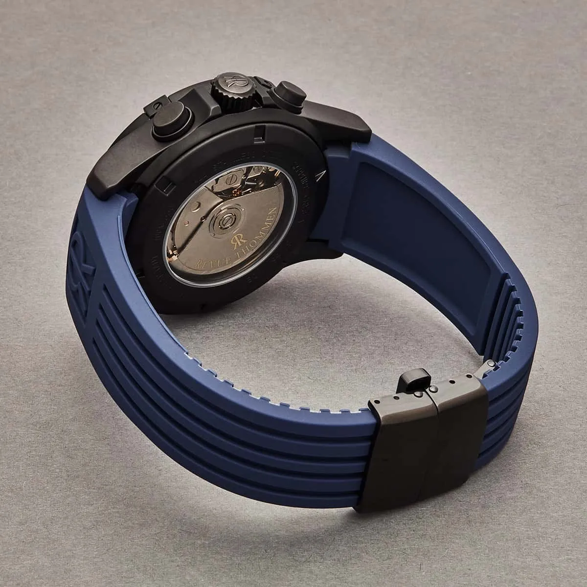Revue Thommen Men's 16071.6876 'Airspeed' Blue Dial Day-Date Chronograph Automatic Watch