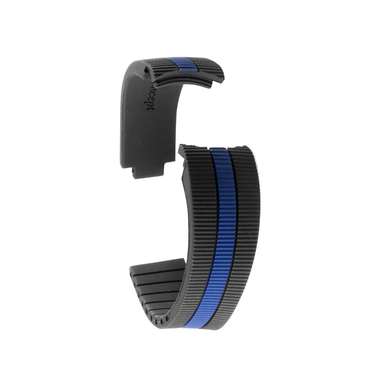 Rolex – Bracelet-montre caoutchouc R Strap "Racer" - Rubber (blanc, rouge, orange...)