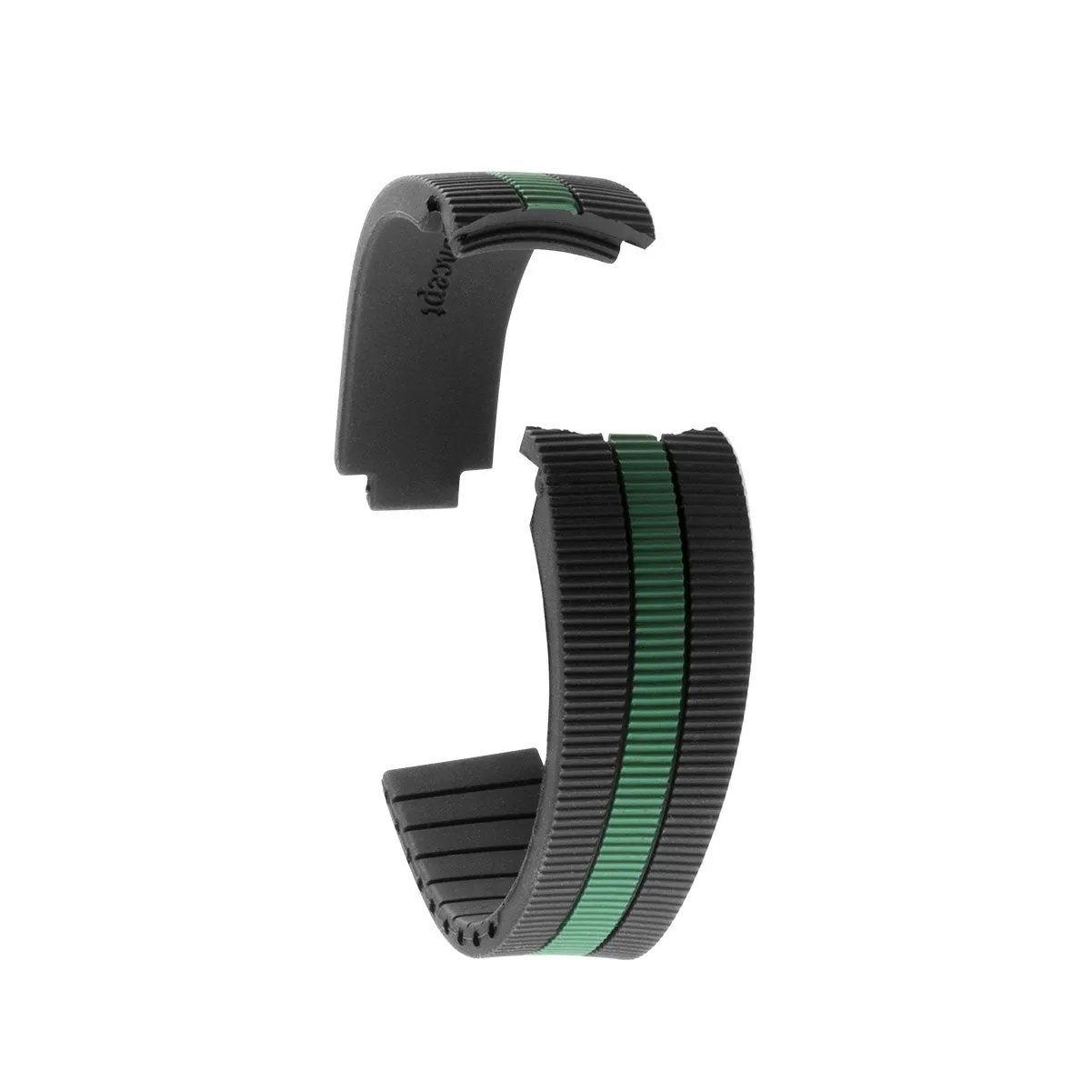 Rolex – Bracelet-montre caoutchouc R Strap "Racer" - Rubber (blanc, rouge, orange...)