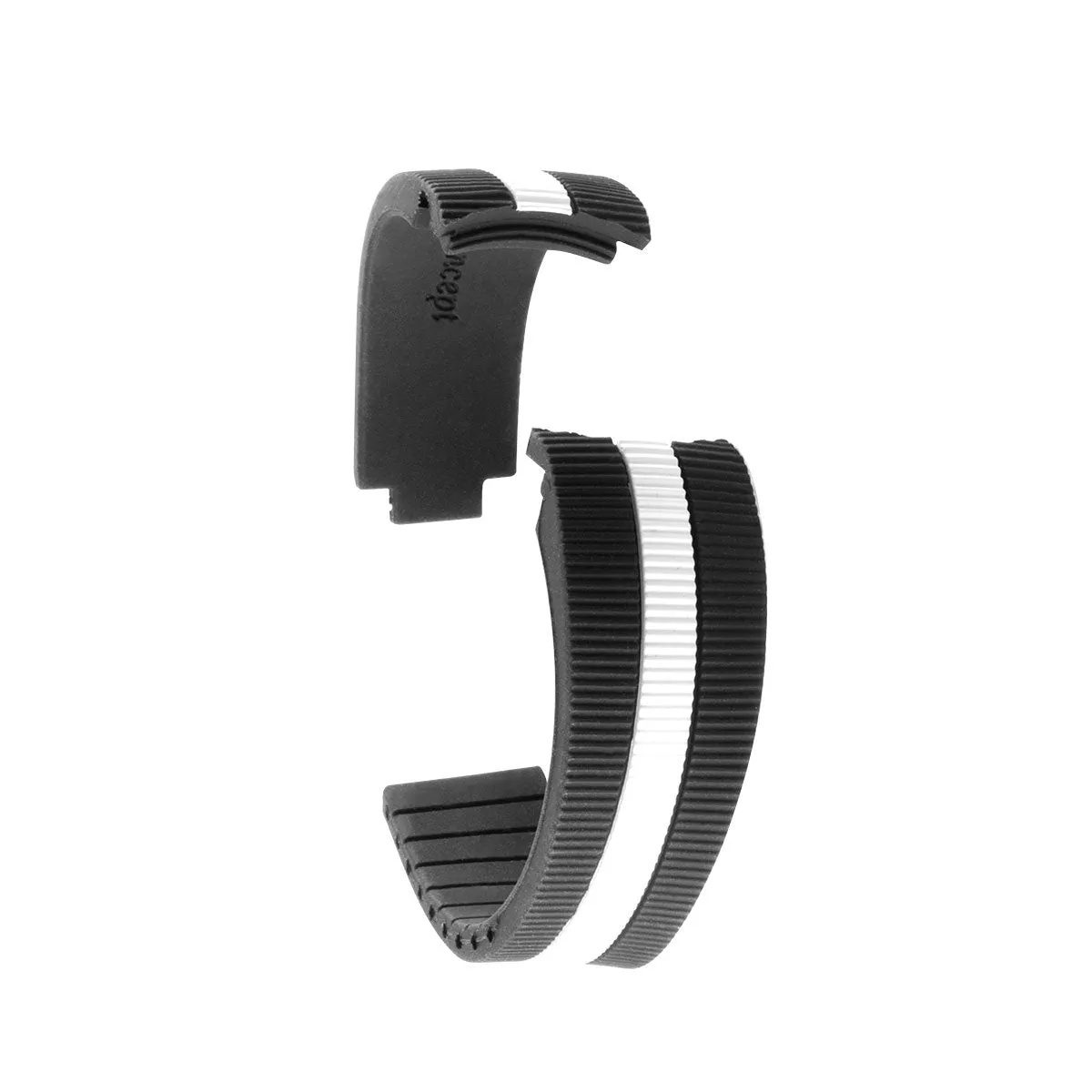 Rolex – Bracelet-montre caoutchouc R Strap "Racer" - Rubber (blanc, rouge, orange...)