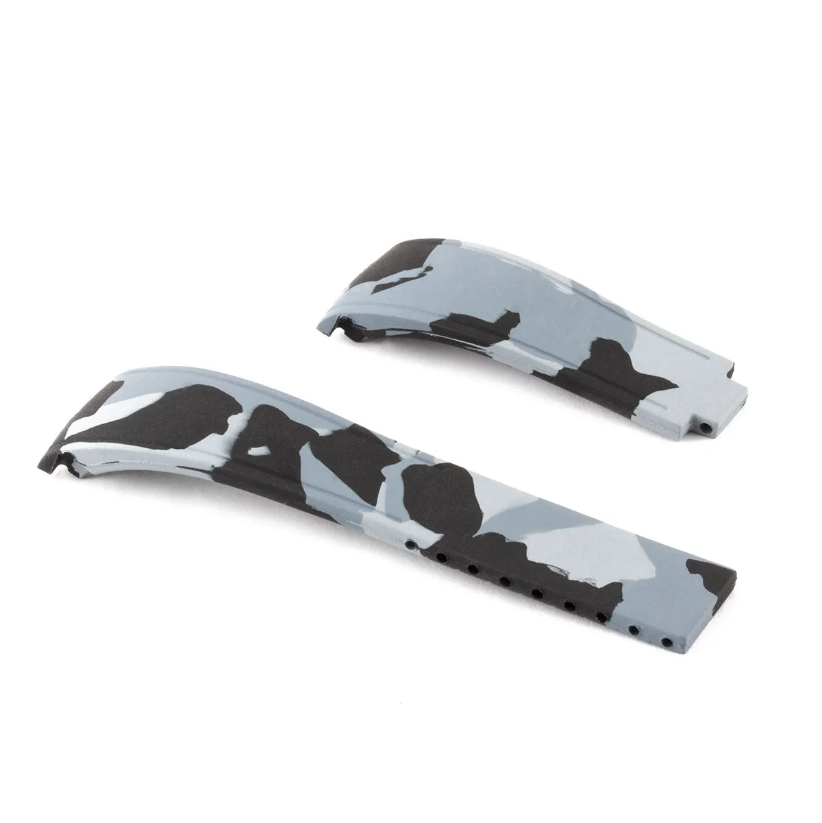 Rolex – Bracelet montre caoutchouc R Strap - Rubber camo (gris, bleu, vert)