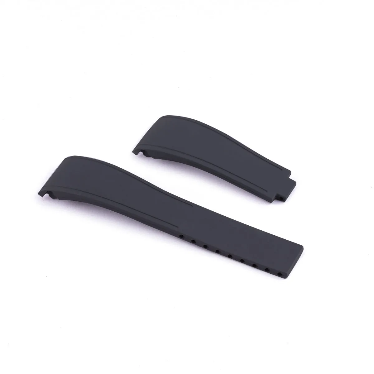 Rolex – Bracelet-montre caoutchouc R Strap – Rubber (noir, marron, gris, bleu, rouge, blanc, orange, kaki, blanc)