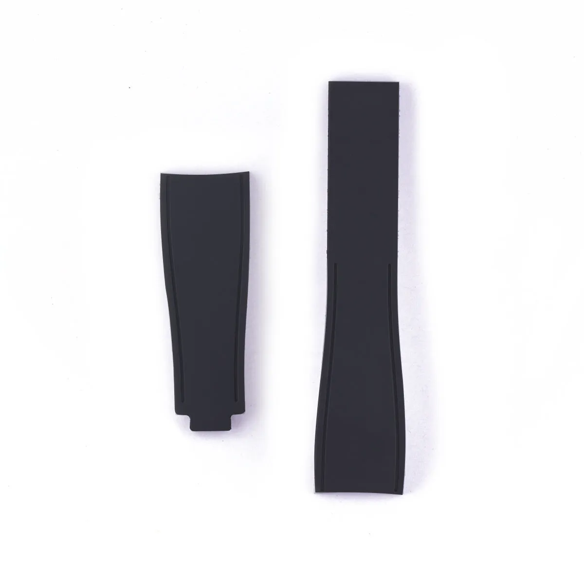 Rolex – Bracelet-montre caoutchouc R Strap – Rubber (noir, marron, gris, bleu, rouge, blanc, orange, kaki, blanc)
