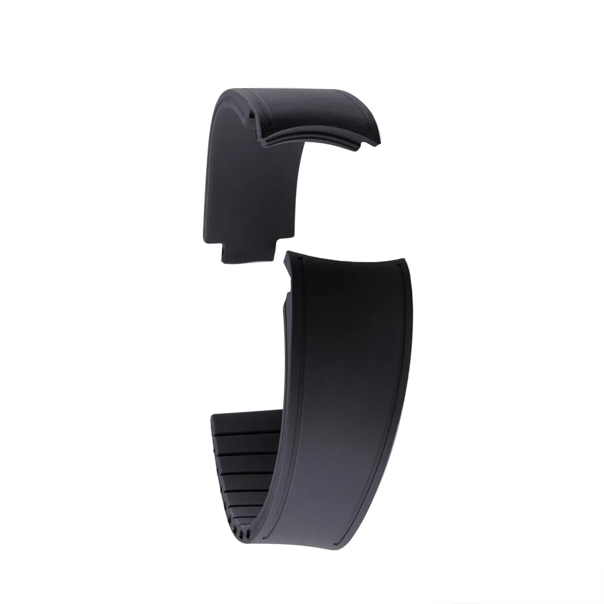 Rolex – Bracelet-montre caoutchouc R Strap – Rubber (noir, marron, gris, bleu, rouge, blanc, orange, kaki, blanc)