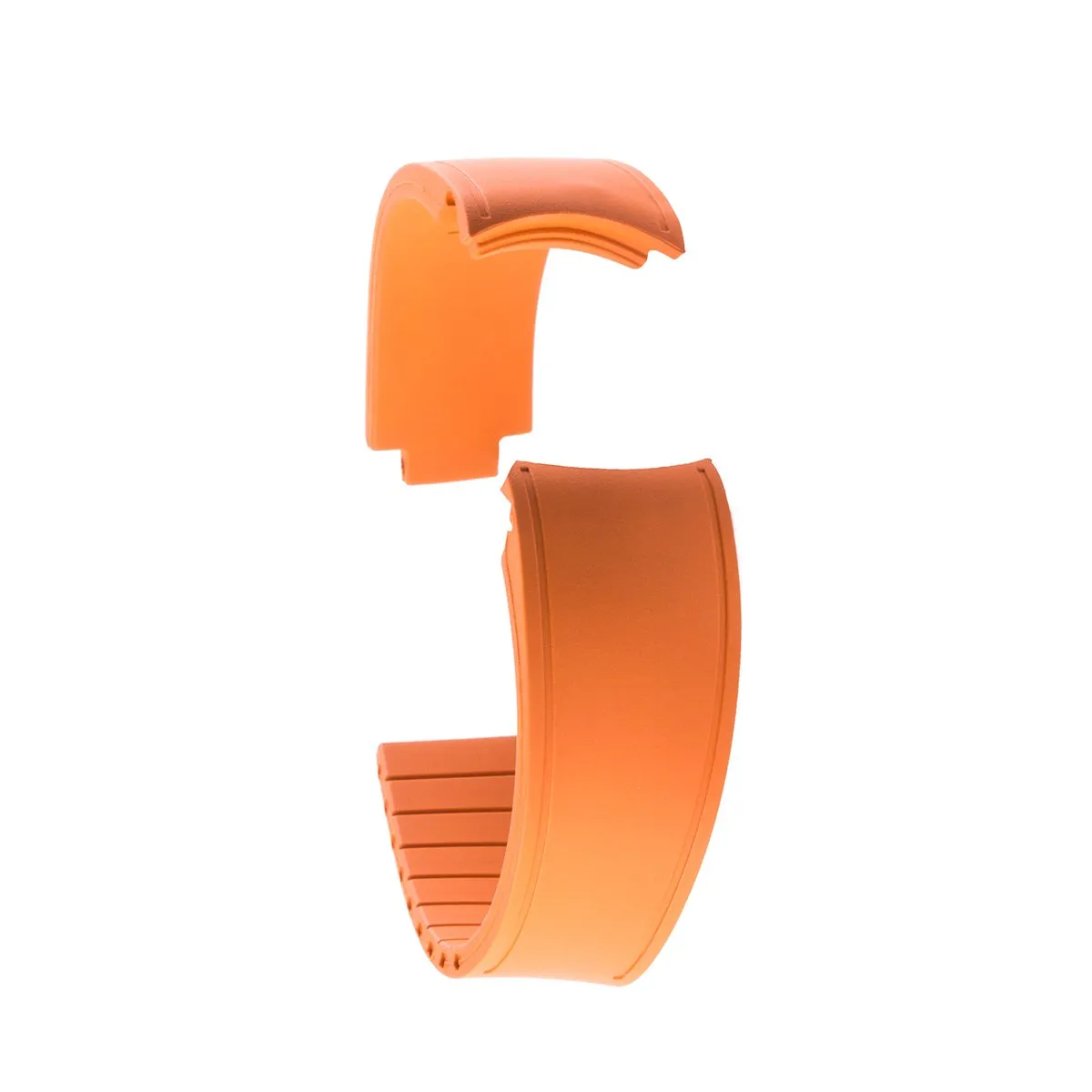 Rolex – Bracelet-montre caoutchouc R Strap – Rubber (noir, marron, gris, bleu, rouge, blanc, orange, kaki, blanc)