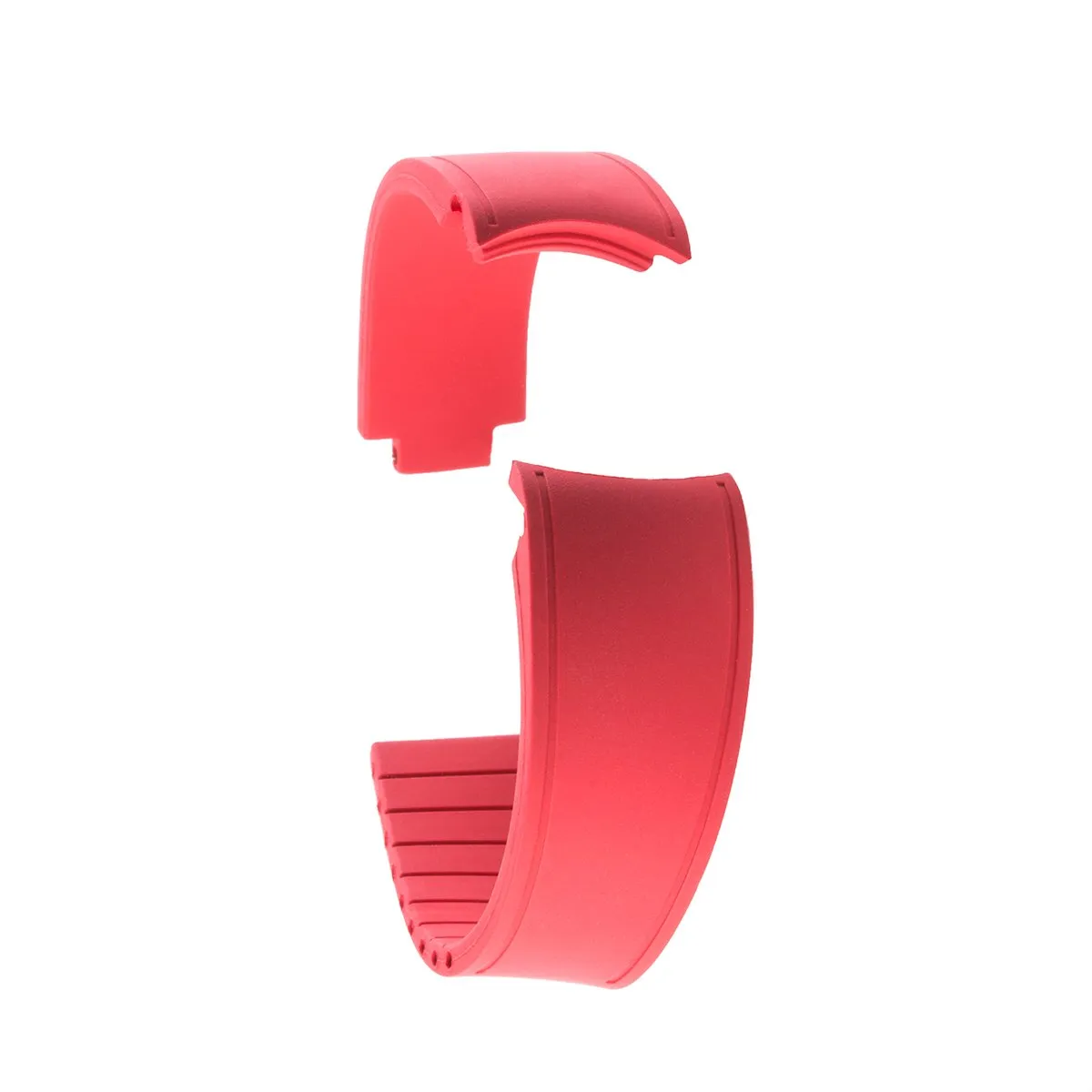 Rolex – Bracelet-montre caoutchouc R Strap – Rubber (noir, marron, gris, bleu, rouge, blanc, orange, kaki, blanc)