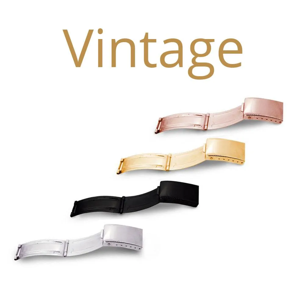 Rolex – Bracelet-montre cuir R Strap – Veau pailleté (noir, champagne, or, argent)