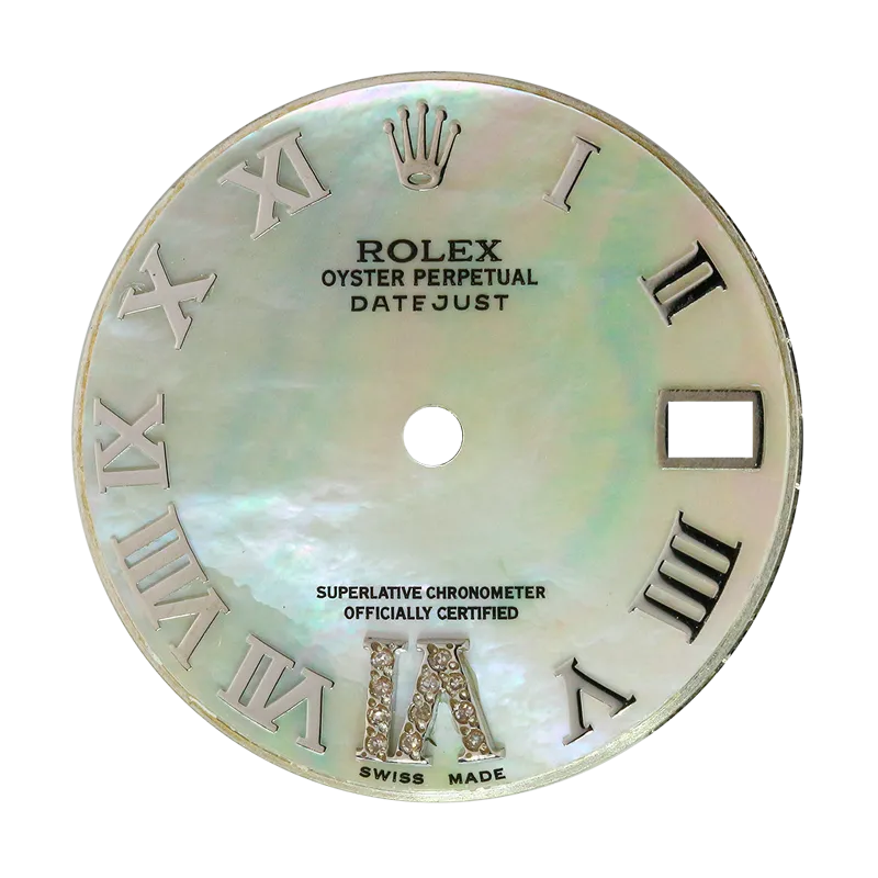 Rolex DateJust 31mm Mother of Pearl/Roman Numerals Custom Dial