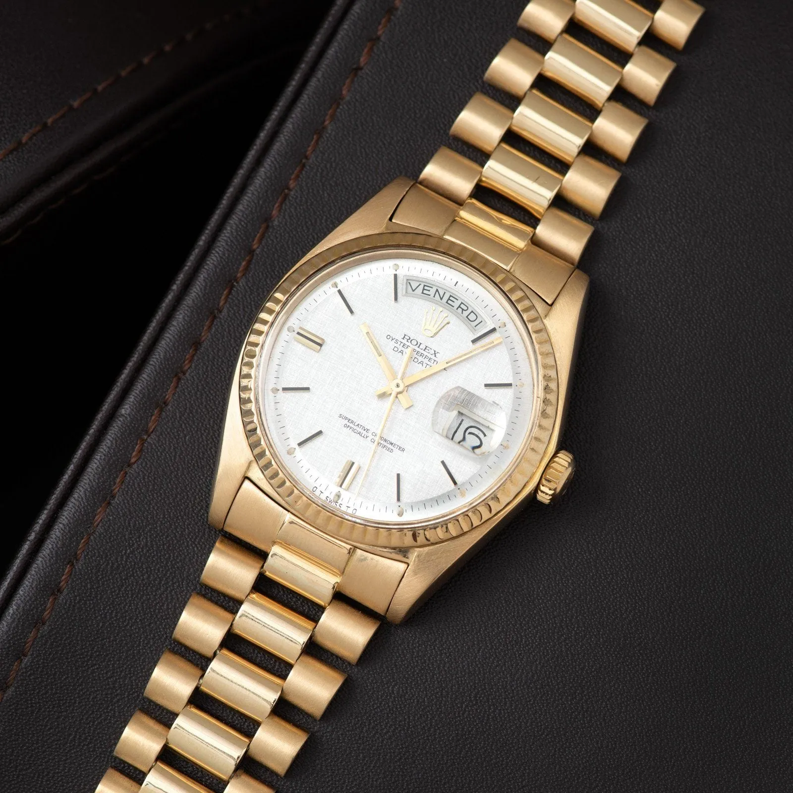 Rolex Day-Date Linen Dial 1803