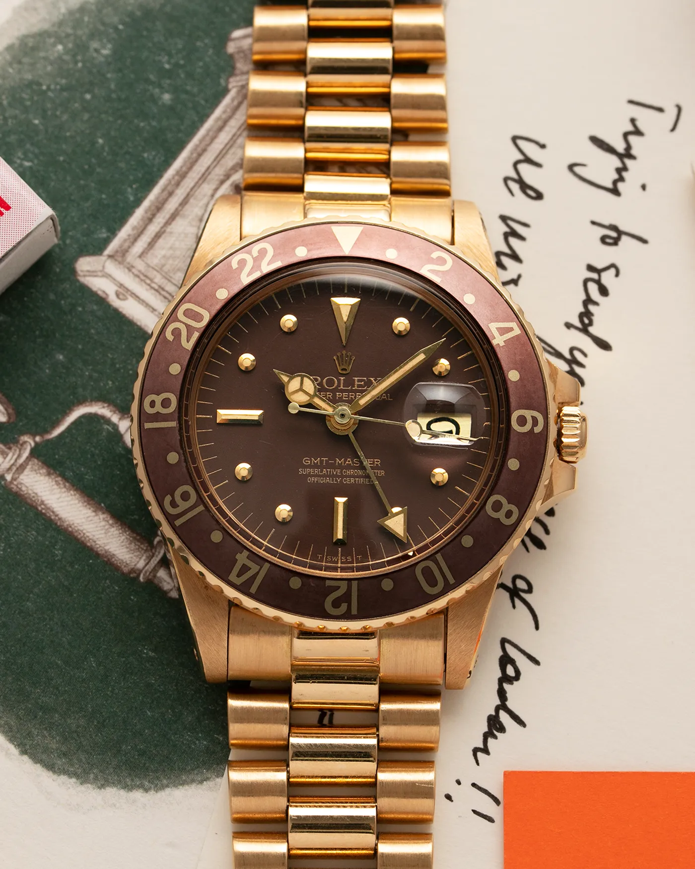 Rolex GMT-Master Ref. 1675/8 'President' Full Set
