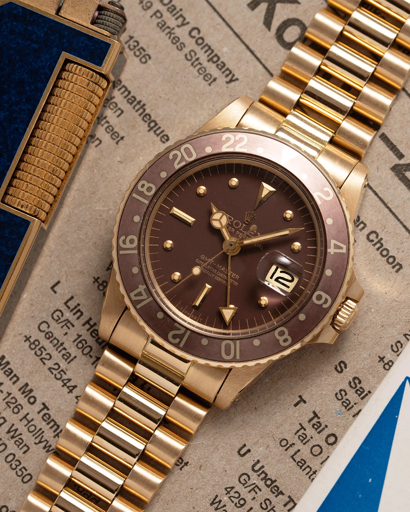 Rolex GMT-Master Ref. 1675/8 'President' Full Set