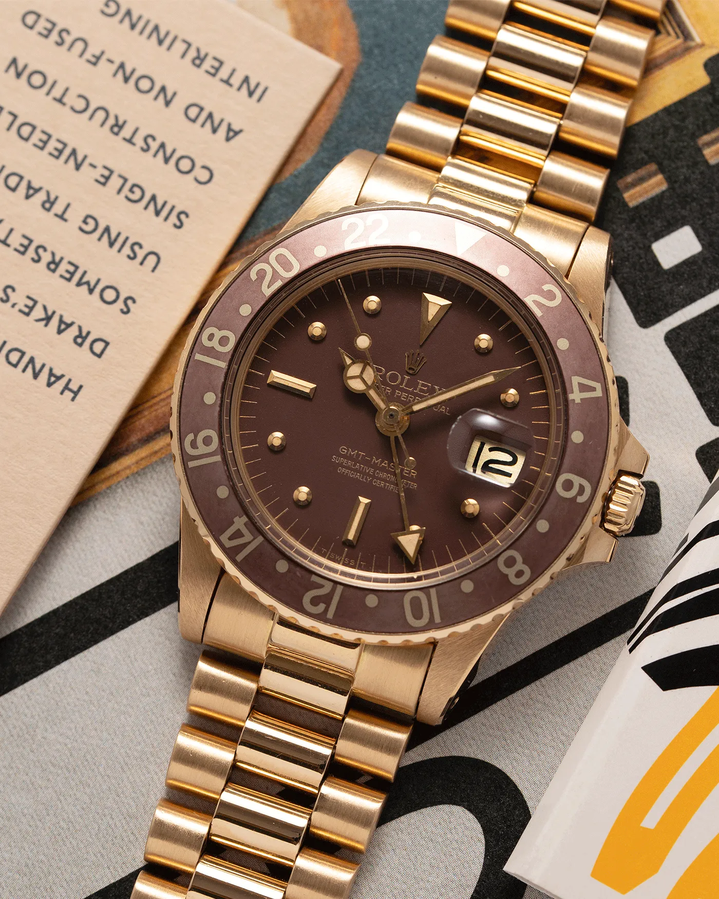 Rolex GMT-Master Ref. 1675/8 'President' Full Set