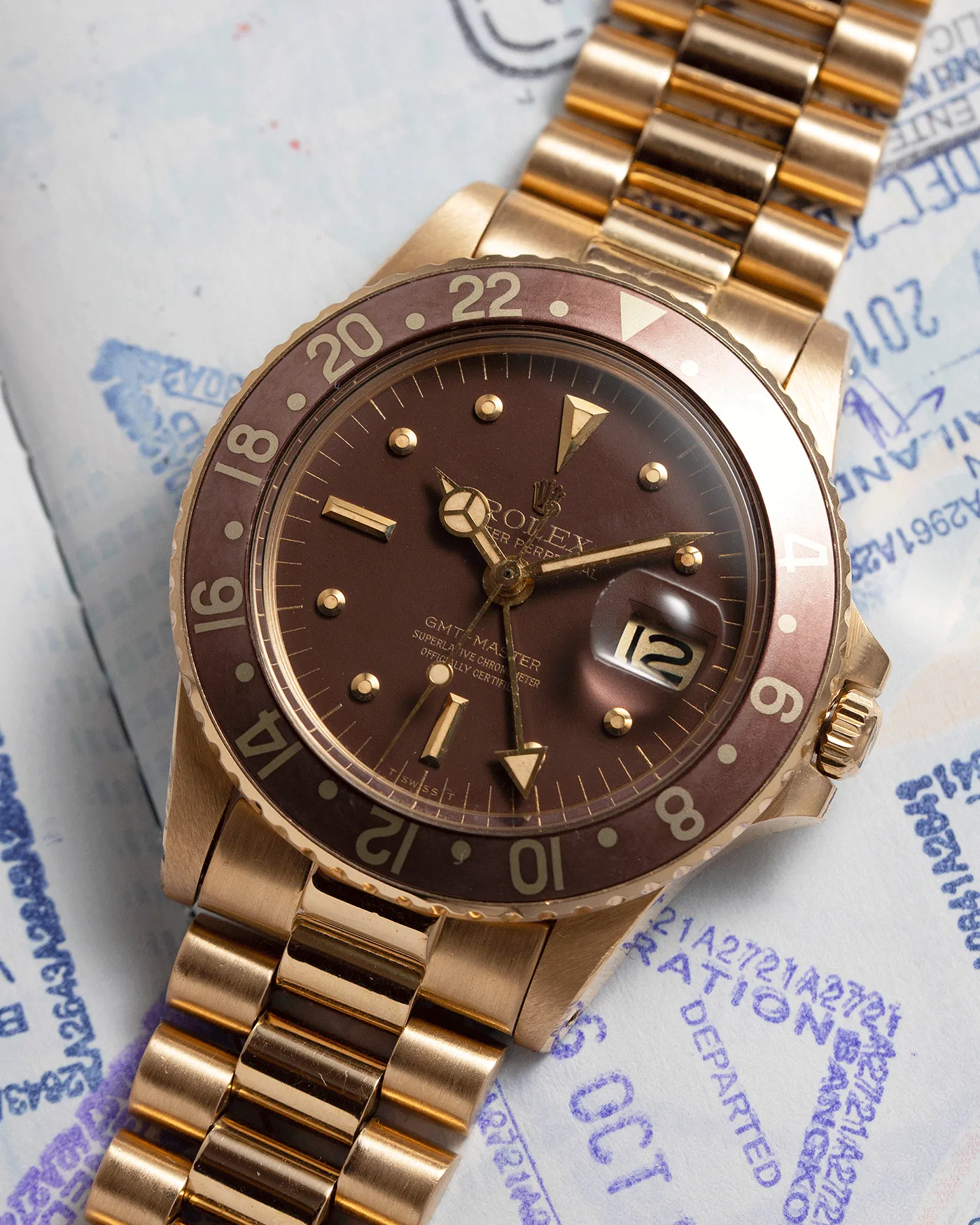 Rolex GMT-Master Ref. 1675/8 'President' Full Set