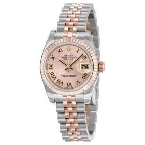 Rolex Lady Datejust 26 Pink Dial Stainless Steel and 18K Everose Gold Jubilee Bracelet Automatic Watch 179171PRJ