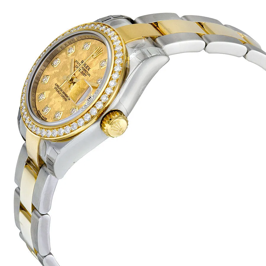 Rolex Lady Datejust 26 Yellow Gold Dial Stainless Steel and 18K Yellow Gold Oyster Bracelet Automatic Watch 179383YGCDO