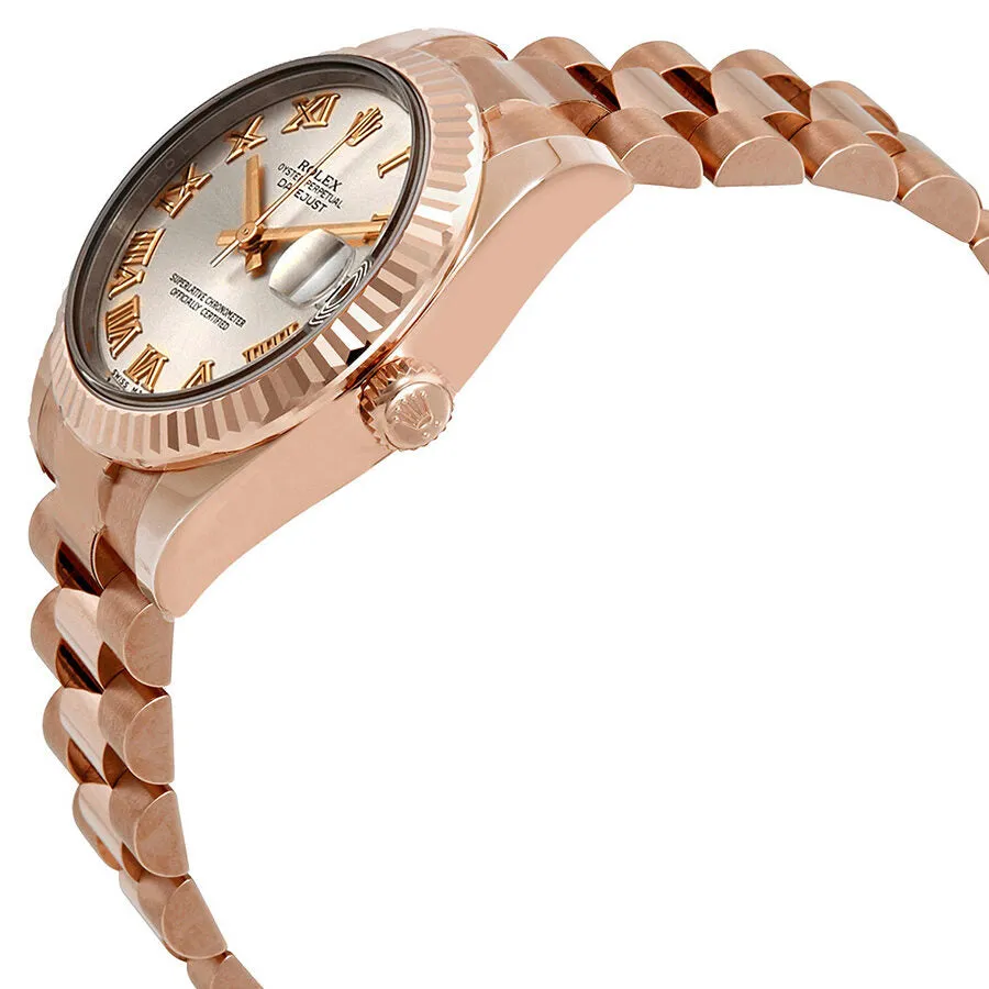 Rolex Lady-Datejust 31 Pink Dial 18K Everose Gold President Automatic Ladies Watch 178275PKRP