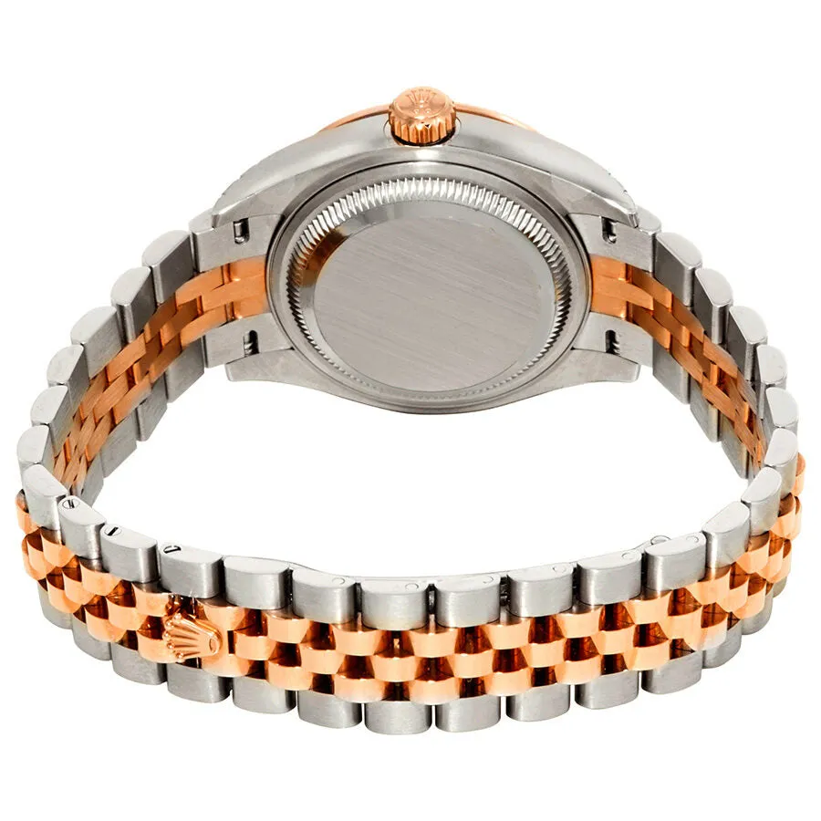 Rolex Lady Datejust Purple Diamond Dial Ladies Steel and 18kt Everose Gold Jubile Watch 279381PUDJ