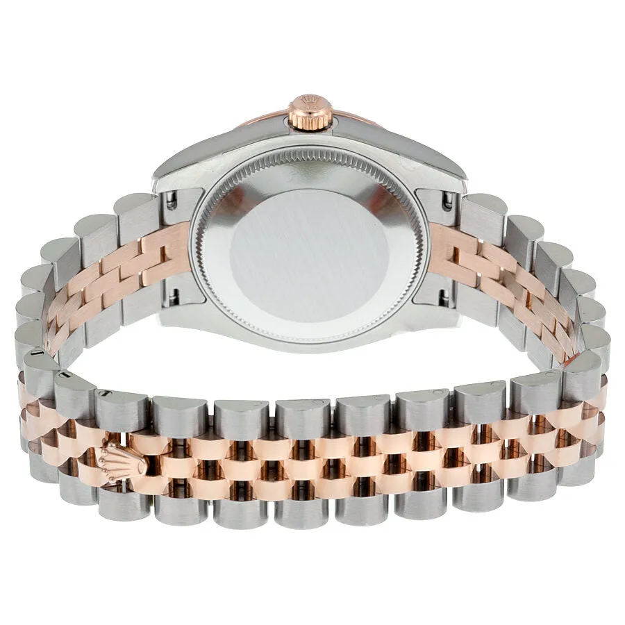 Rolex Oyster Perpetual Datejust 31 Pink Floral Dial Stainless Steel and 18K Everose Gold Jubilee Bracelet Automatic Ladies Watch 178341PFAJ